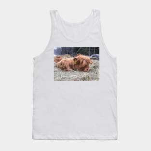 Scottish Highland Cattle Calf 1740 Tank Top